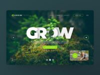 Free Nature Landing Page Template