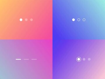 Free Page Control Indicator Transitions Collection