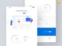 Free SaaS Product Landing Page Template