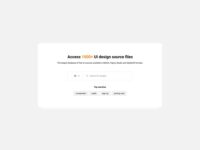 Free Search Header UI Design for Figma