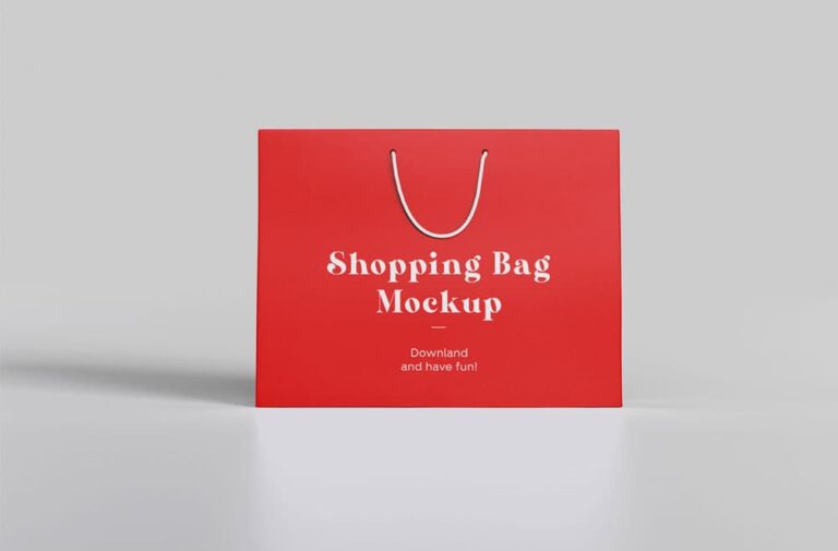 Free Shopping Bag Mockup