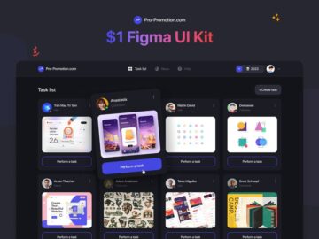 Free Web Service Figma UI Kit