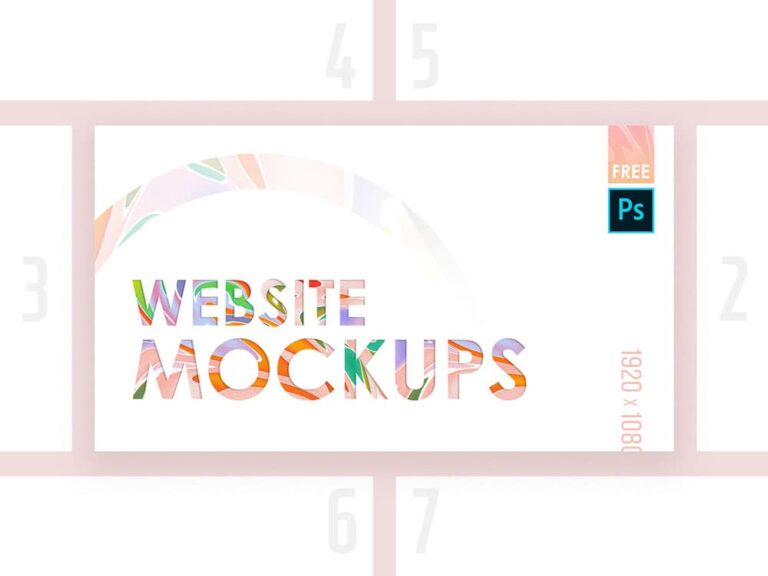 Free Website Mockup Pack