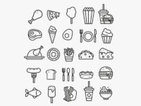 25 Free Food Icons