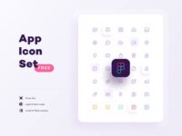 Free App Icon Set for Figma