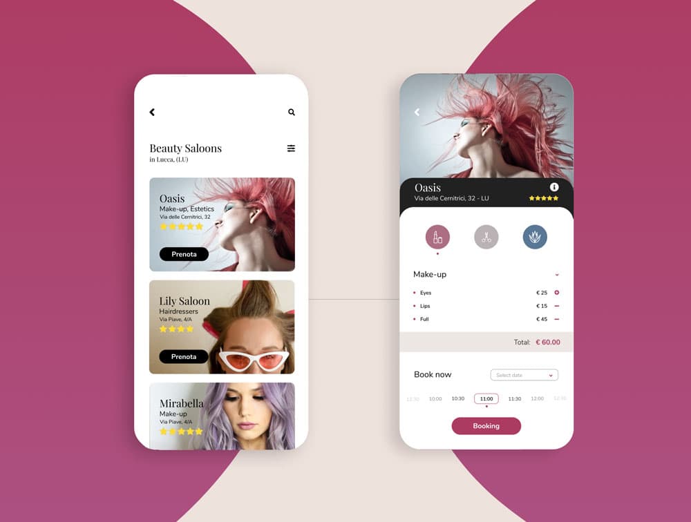 Download Free Beauty App UI Kit for Figma | Freebiefy.com