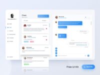 Free Chat Dashboard Concept