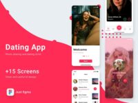 Free Friendship Dating App iOS UI Kit