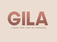 Free Gila Sans Serif Font Family