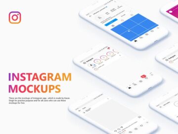 Free Instagram UI Mockups