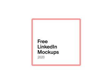 Free LinkedIn PSD Mockup 2020