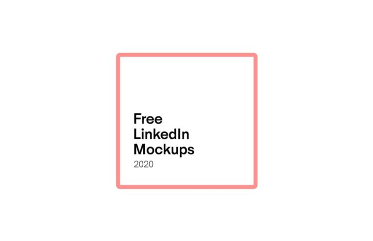 Free LinkedIn PSD Mockup 2020