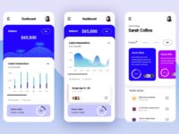 Free Mobile Banking Dashboard UI Kit