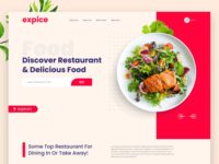 Free Restaurant Web Landing Page