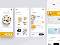Free Sushi Bar App UI Concept