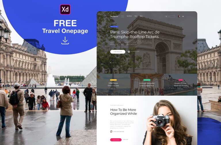 Free Travel Website Template