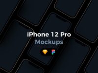 Free iPhone 12 Pro Mockups for Sketch & Figma