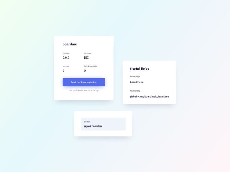 Free Cards UI Components