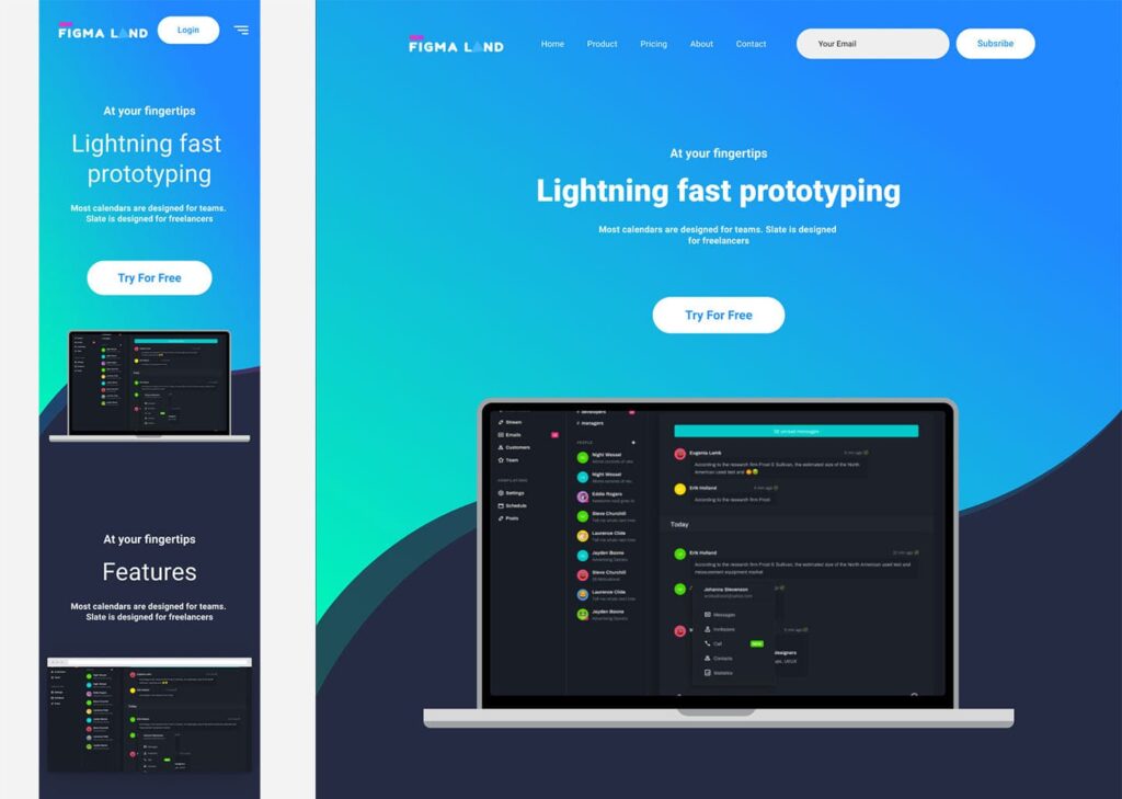 Download The Free Figma Startup Website Template Freebiefy