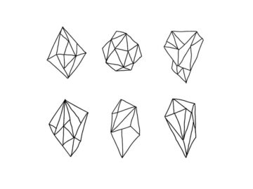 Free Hand-Drawn Vector Geometric Polygons