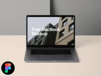 Free Macbook Mockup for Figma