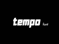 Free Tempo Energetic Typeface