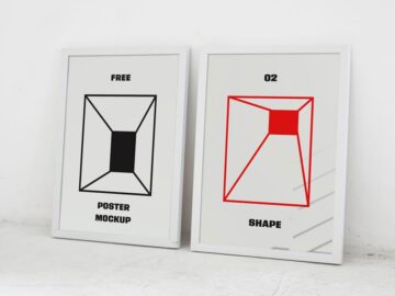 Free Two Poster Mockups