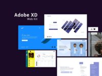 Free Web Kit for Adobe XD