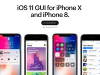 Free iOS 11 GUI for iPhone X