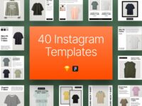40 Free Instagram Templates