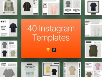 40 Free Instagram Templates