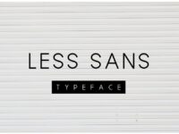 Free Less Sans Minimal Typeface