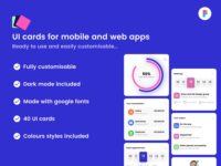 Free UI Cards for Mobile and Web Apps