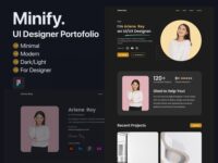 Minify - Free UI Designer Portofolio Template