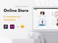 Free Minimal E-Commerce Store Template