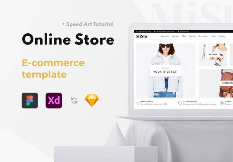 Free Minimal E-Commerce Store Template