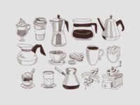 Free Hand Drawn Coffee Icons