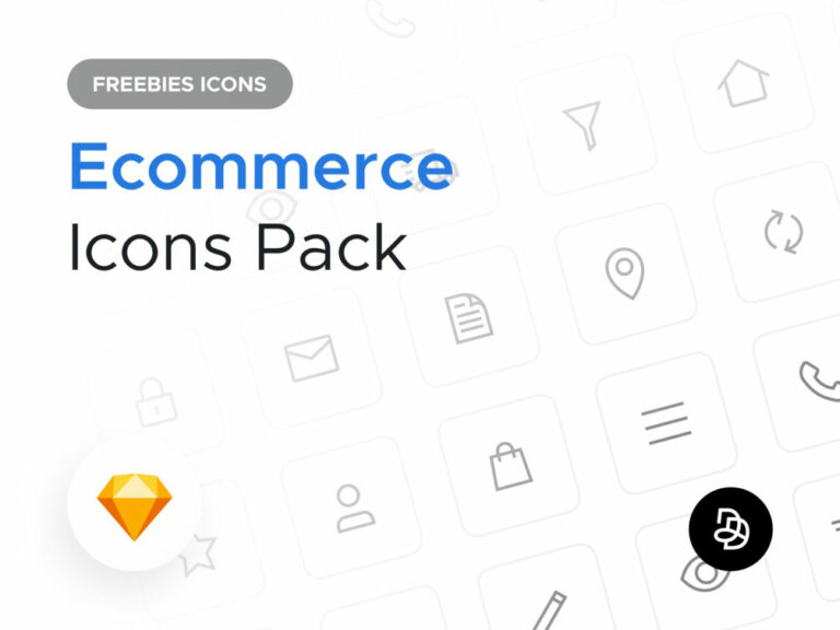 Free eCommerce Icons | Sketch File Download