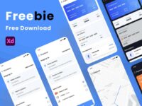Mobile Payment & Checkout UI Kit Freebie