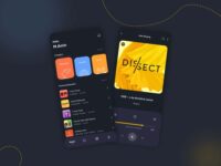 Mobile Podcast Concept UI Kit Freebie