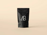 Pouch Bag Packaging Free PSD Mockup