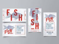 Free Fish Market Business Card