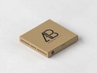 Pizza Box Packaging Free PSD Mockup