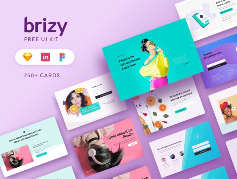 Free Brizy Web UI Kit