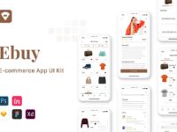 Free E-Commerce App UI Kit for XD