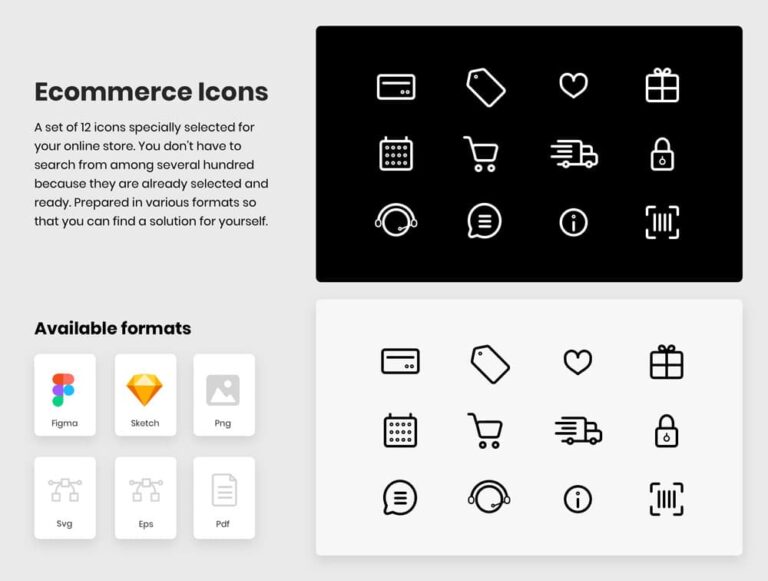 Free E-Commerce Icon Set