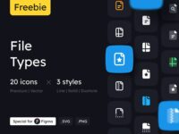 Free File Types Icon Set