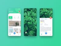 Free Plant App Mobile UI Design Template