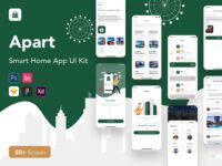 Free Smart Home App UI Kit XD