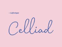 Celliad - Free Handwriting Typeface
